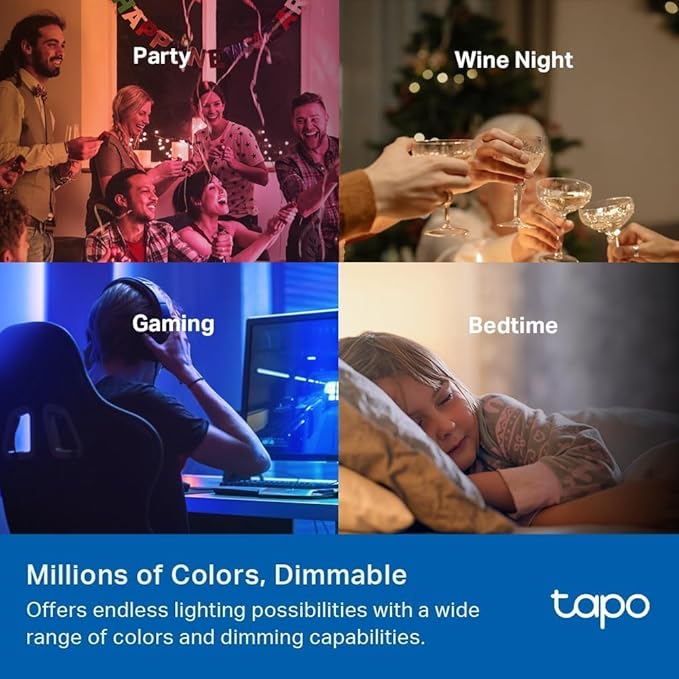 TP-Link Tapo Smart Light Bulbs, 1100 Lumens High Brightness, Matter-Certified - Image 5