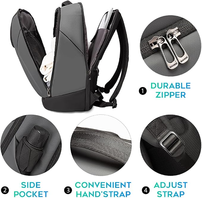 BANGE Business Commute Backpack Waterproof fit 15.6 Inch Commute backpack - Image 4