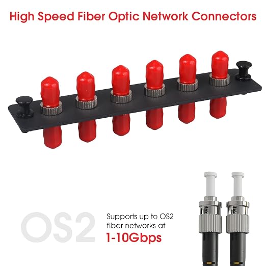 6 Simplex ST Fiber Patch Panel - Image 5
