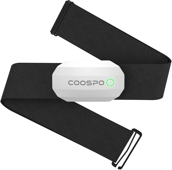 COOSPO Bluetooth Heart Rate Monitor Chest Strap H808S, ANT+ BLE HR Monitor Chest by COOSPO