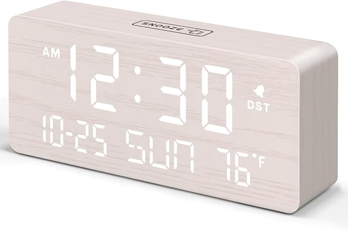 DreamSky Wooden Digital Alarm Clocks by DreamSky
