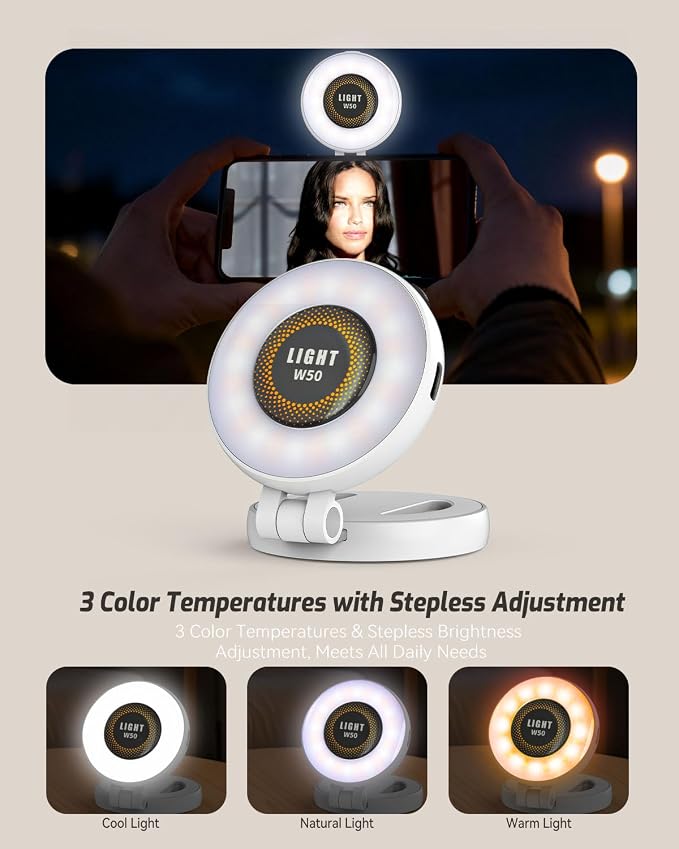 Magnetic Portable Selfie Light for iPhone - Image 2