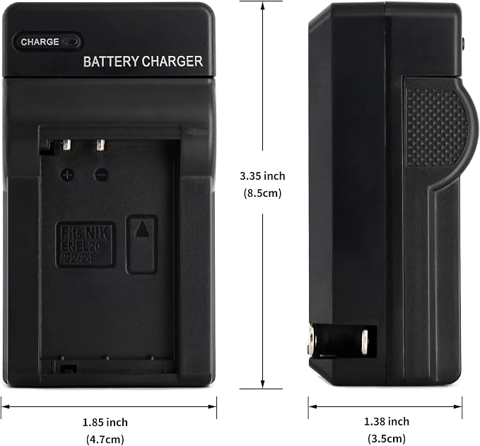 Norifon EN-EL20 Wall Charger for Nikon 1 AW1, 1 J1, 1 J2, 1 J3, 1 J4, 1 S1 - Image 3