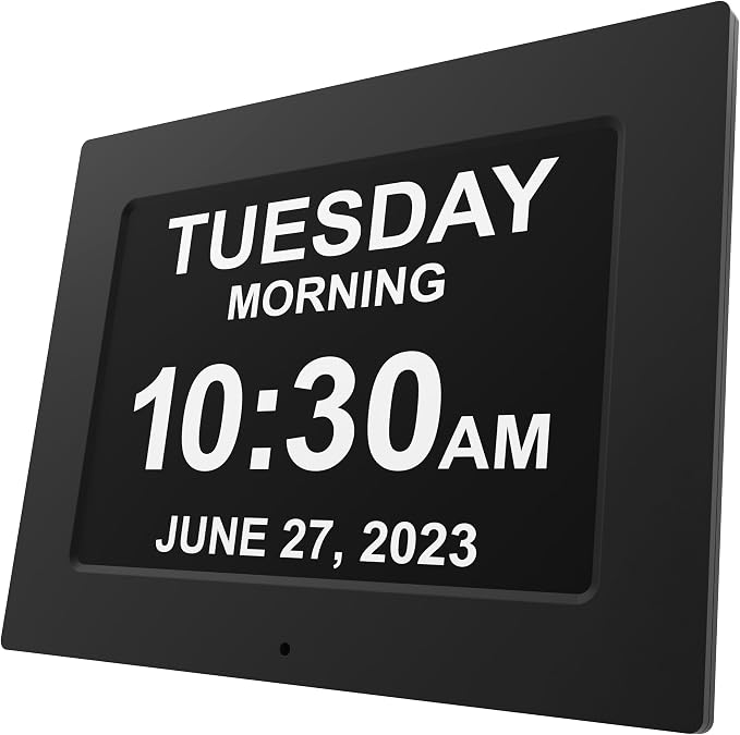 American Lifetime 【New 2025】 Dementia Clock Large Clock by AmericanLifetime