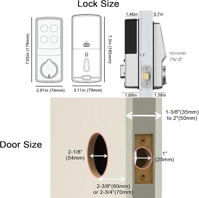 Lockly Secure Plus, Keyless Entry Door Lock, Smart Locks - Image 3