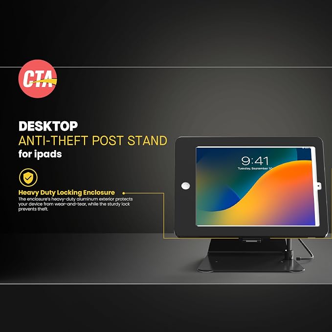 Desktop Anti-Theft Stand – CTA Kiosk Stand - Image 3