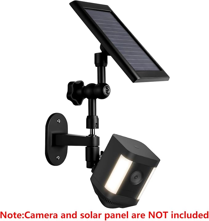 2-in-1 Wall Mount for Ring Solar Panel, Ring Stick Up Cam Battery, Spotlight - Image 4
