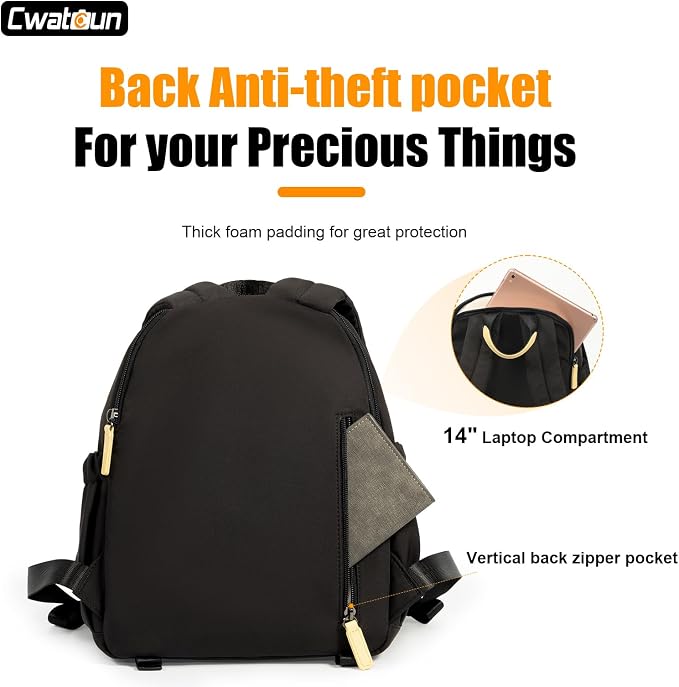 Cwatcun Camera Backpack Bag for Women, Stylish DSLR/SLR Camera Bag - Image 7