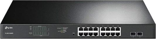 TP-Link TL-SG1218MPE 16 Port Gigabit Switch Easy Smart Managed 16 PoE+ @250W by TP-Link