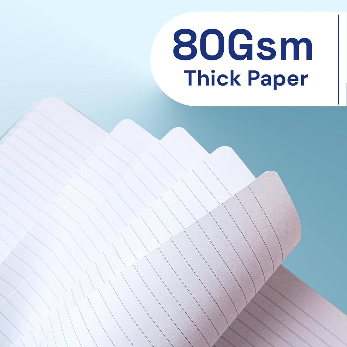 A5 Lined Journal Notebook, 7mm College Ruled Notepad, Journaling for Writing, Work, School, Travel and Note Taking, Hardcover 160 Pages (80 Sheets) 5.79 x 8.3 inches (Pink)
