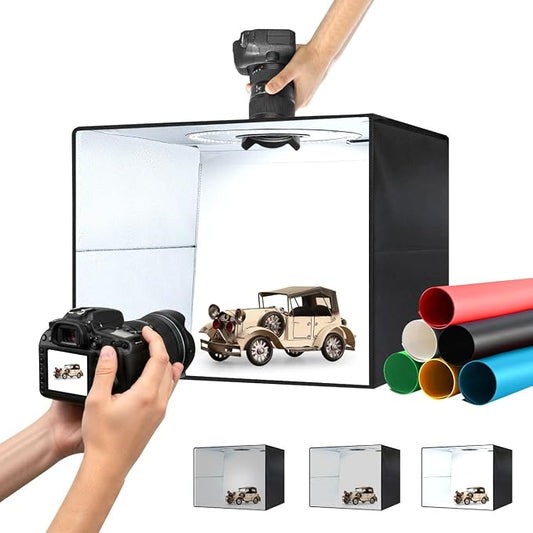 Photo Studio Box, 50cmx40cmx40cm Folding Lightbox by SYSCLOUD