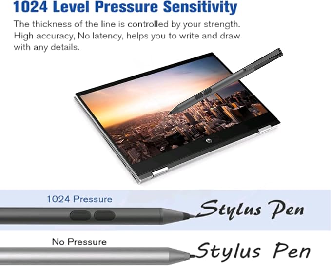 Stylus Pen for HP Omnibook/Envy/Spectre/Pavilion x360, 1024 Pressure - Image 3