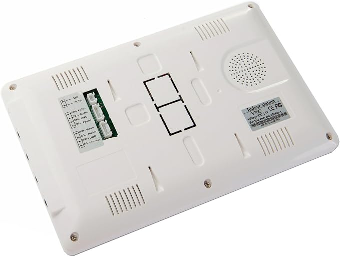 6 Units Apartment Video Intercom System, 7 inch Monitor Wired Video Door Phone - Image 4
