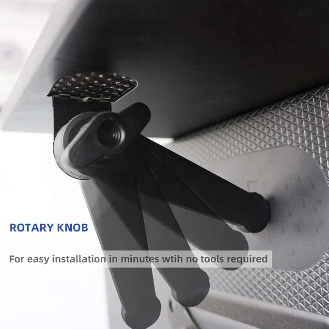 YOKEPO TV Top Shelf Mounting Bracket 8 Inch Flat Panel Mount Adjustable Mount - Image 4