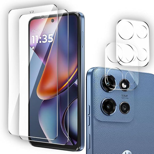 2 Pack Tempered Glass Screen Protector by RONFUS