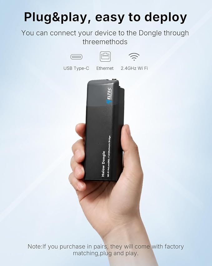 WiFi HaLow Point to Point Wireless Bridge, 802.11ah Sub-1GHz 1~2km Long Range - Image 3