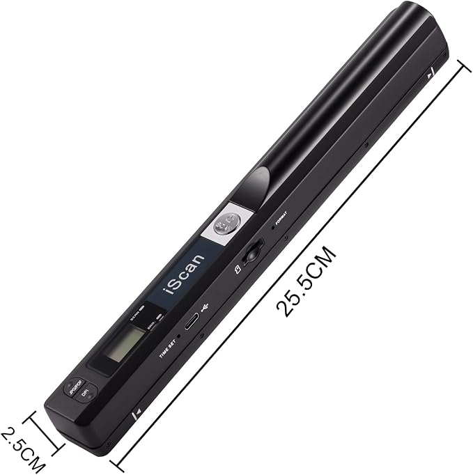 Portable Document Scanner, AOZBZ 900DPI Handheld Image Scanner, Scanning Wand - Image 6