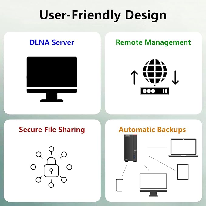 BUFFALO LinkStation 710 4TB 1-Bay NAS Network Attached Storage - Image 7