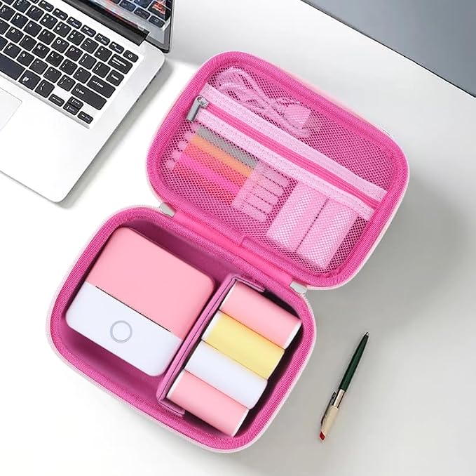 Carrying Case for Print Pods Mini Printer, Portable Mini Thermal Sticker Maker - Image 7