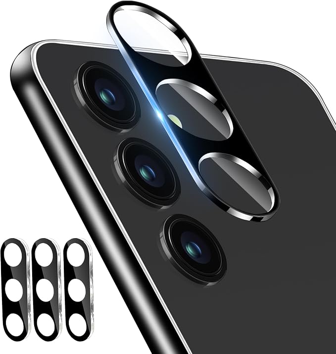 3 Pack Camera Lens Protector for Samsung Galaxy S25, Tempered Glass Camera by Dengduoduo