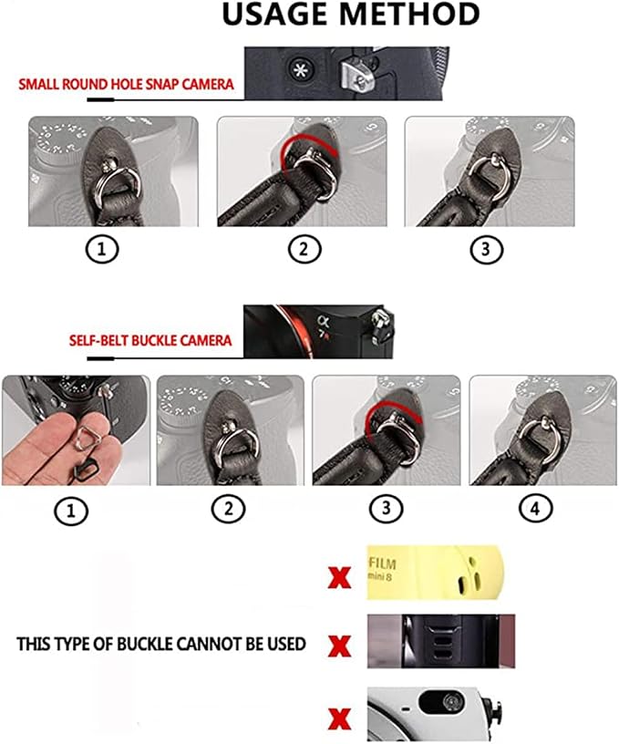 Camera Strap Vintage 100cm Camera Rope Strap Neck Shoulder Belt Strap - Image 5
