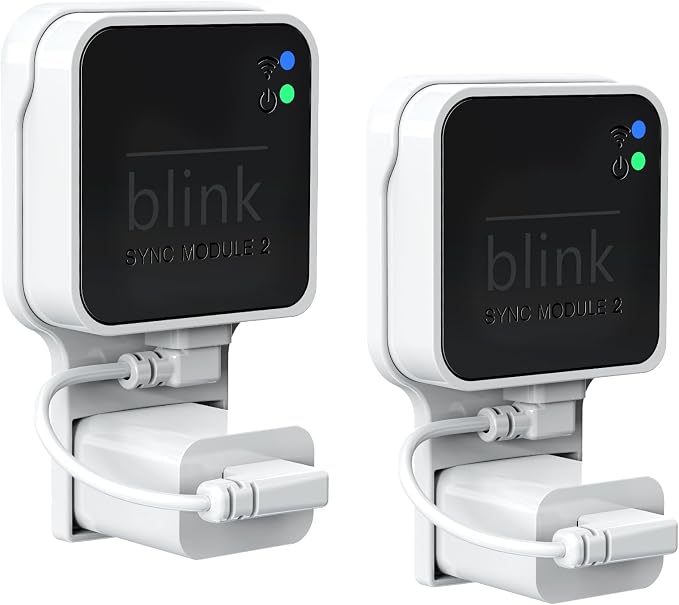 Outlet Wall Mount for Blink Sync Module 2, Mount Bracket Holder for Blink by Gresur