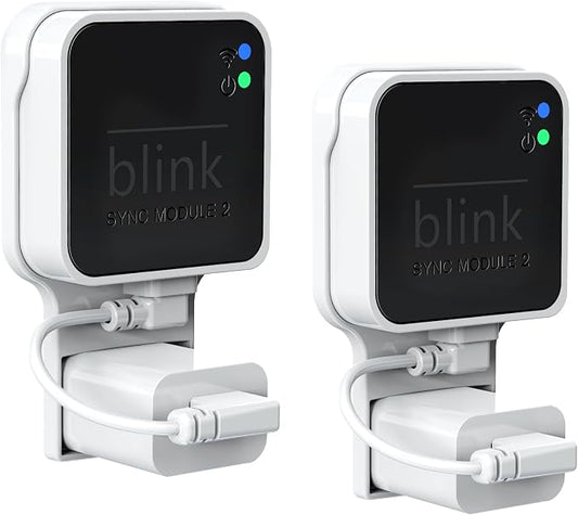 Outlet Wall Mount for Blink Sync Module 2, Mount Bracket Holder for Blink by Gresur