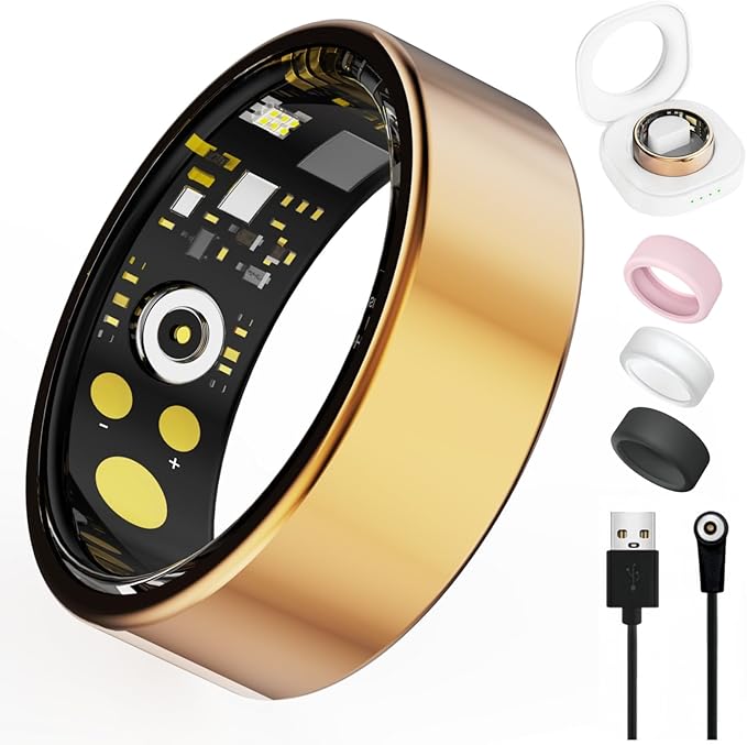 Smart Ring for Women Men, Health Tracker by Oucscru-SmartHealthDevices