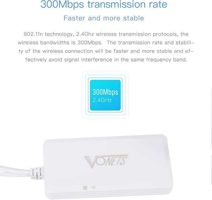 VONETS 2.4GHz WiFi Router/Wireless Bridge Ethernet Repeater/WiFi Hotspot - Image 9