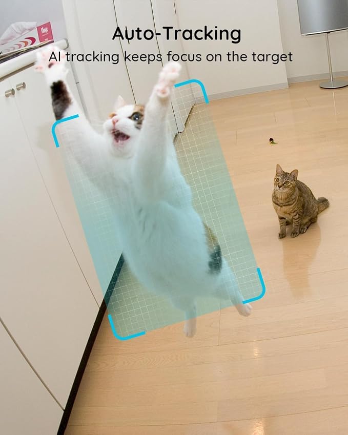 VIRTAVO XD1 Indoor Pet & Baby Camera, No Subscription Required, Dual-Lens 360° - Image 4