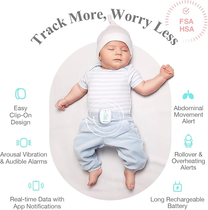 Sense-U Pro Baby Breathing Movement & Sleep Position Monitor - Image 2