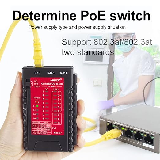 NOYAFA Network Cable Tester for RJ45 RJ11 RJ12 /Cat5 Cat5e Cat6 Cat6a Cat7 - Image 5