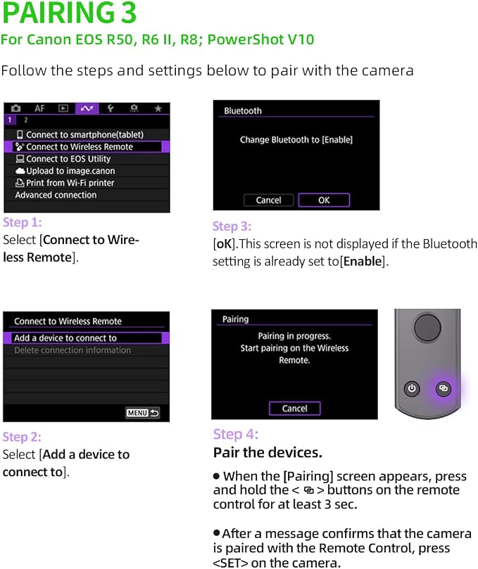for Canon Tripod with Rechargeable Remote Control - Image 9