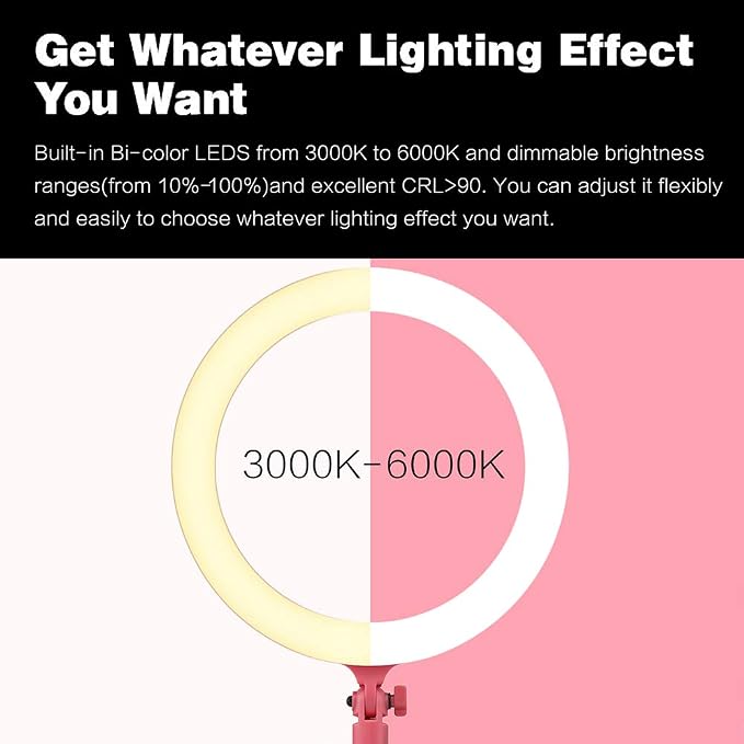 GODOX LR120 12 Inch LED Ring Light Photography Light Fill-in Light 3000K-6000K - Image 7