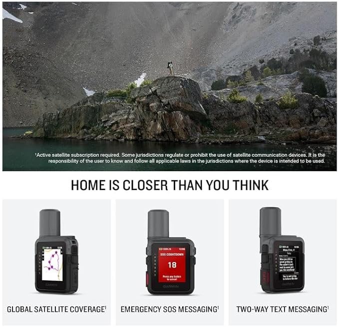 Garmin inReach Mini 3 Rugged Compact Global Satellite Communicator, Color - Image 3