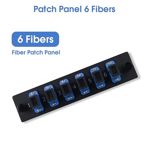6 Simplex SC/UPC Fiber Patch Panel - Image 3