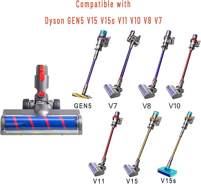 Full-Area LED Soft Roller Cleaner Head - Image 2