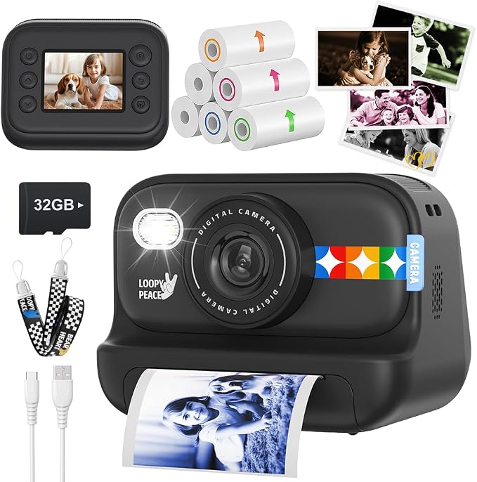 Kids Color Instant Print Camera – Kids Camera by orantronx