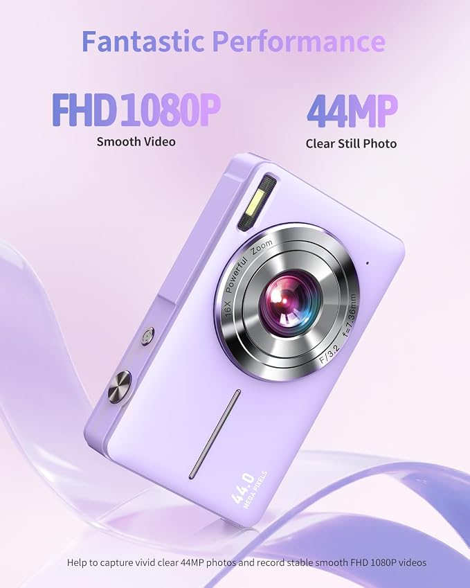 Digital Camera, FHD 1080P Point and Shoot Camera - Image 2