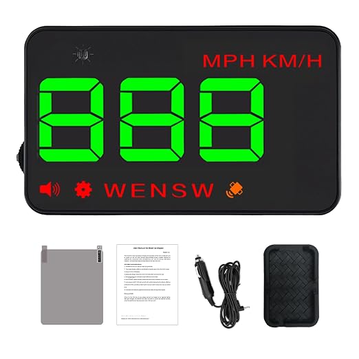 Windshield Heads Up Display for Cars GPS Speedometer for Car Digital by MAIMEIMI