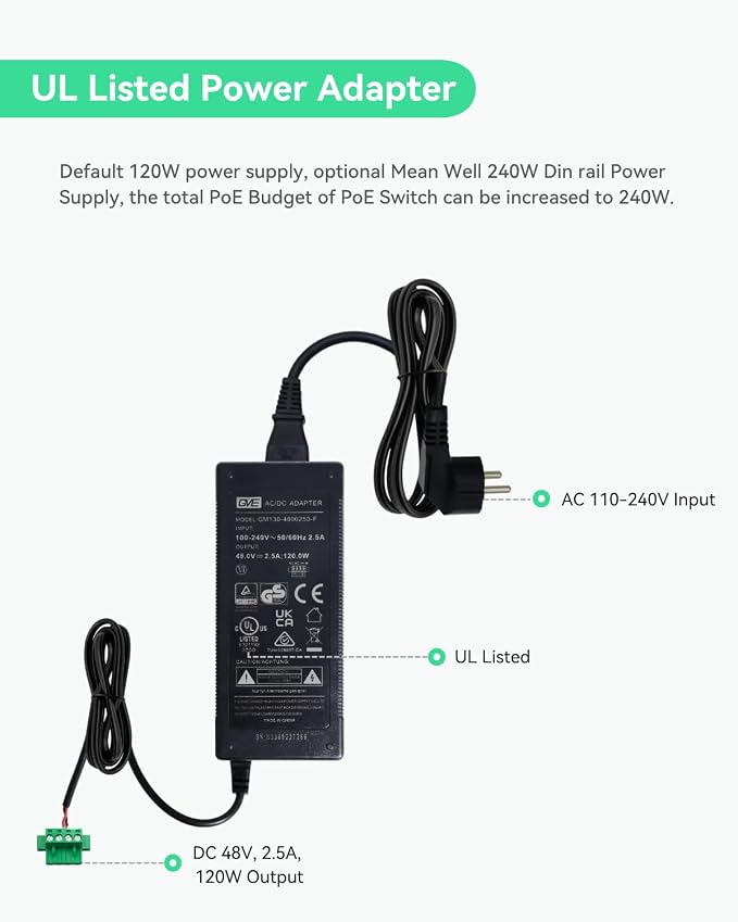 LINOVISION Industrial 8-Port Full Gigabit PoE Switch - Image 5
