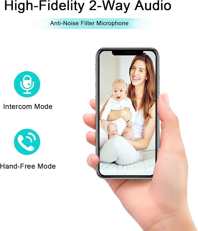 XODO Wireless Security Camera, E4 IP 1080P HD Plug-in Indoor WiFi Camera - Image 6