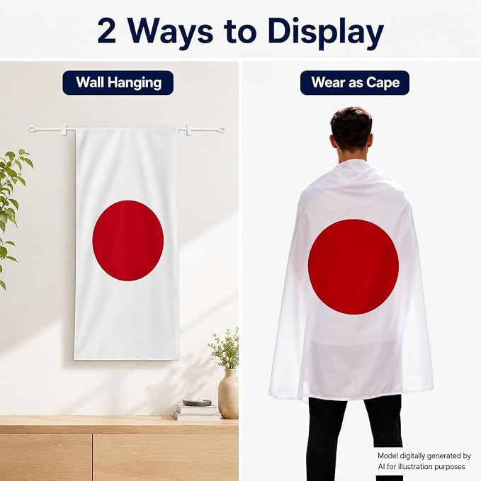 Flag Cape, Wearable Flag Costume, Be Suitable - Image 2