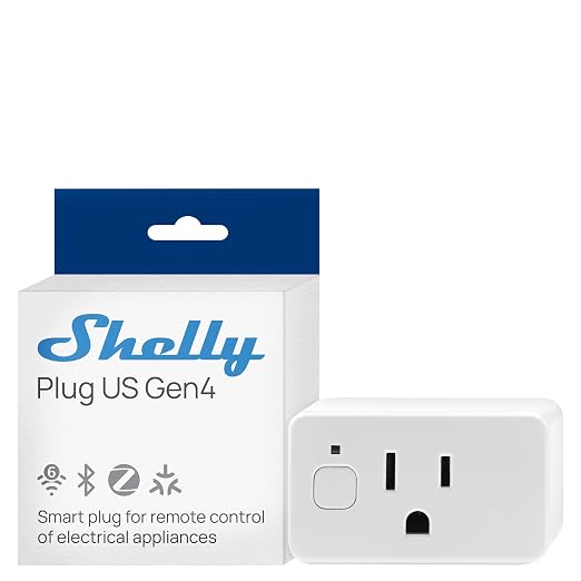 Shelly Smart Plug UL, Matter Outlet by Shelly