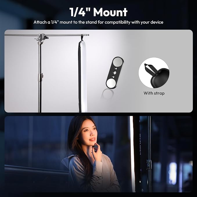 ULANZI UA20 Inflatable Tube Light, 20W Bi-Color Magnetic LED Air Tube Video - Image 7