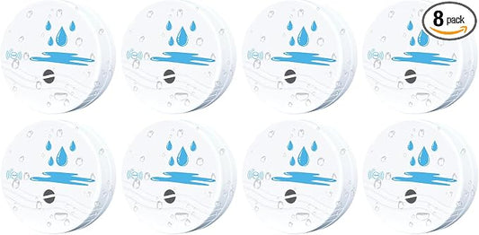 8 Pack Water Leak Detectors for Home, 100dB Waterproof Water Sensor Alarm Leak by Comfytune