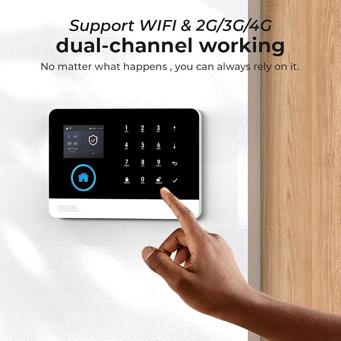 PGST Wireless Home Security System, 17-Piece Kit, Outdoor Camera, Phone APP - Image 3