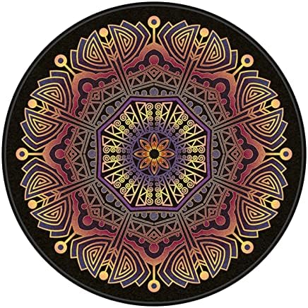 Chair Mat for Hardwood Floor Anti-Slip Floor Protector Round Gaming Computer by GZQIAWY