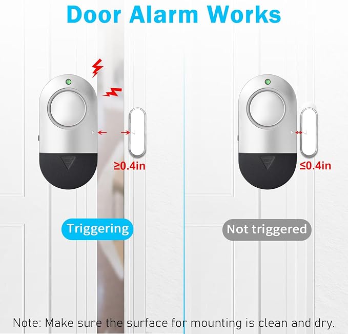 Door Window Alarm, 120DB Window Alarms - Image 3