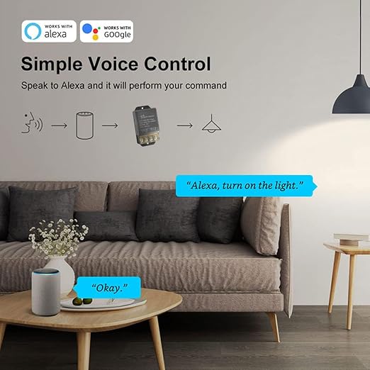 1CH Dry Contact WiFi Relay Switch Module, DC 12/24V AC 100-240V, Tuya Smart - Image 12